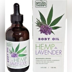 Hemp Lavender Body Oil - Brown